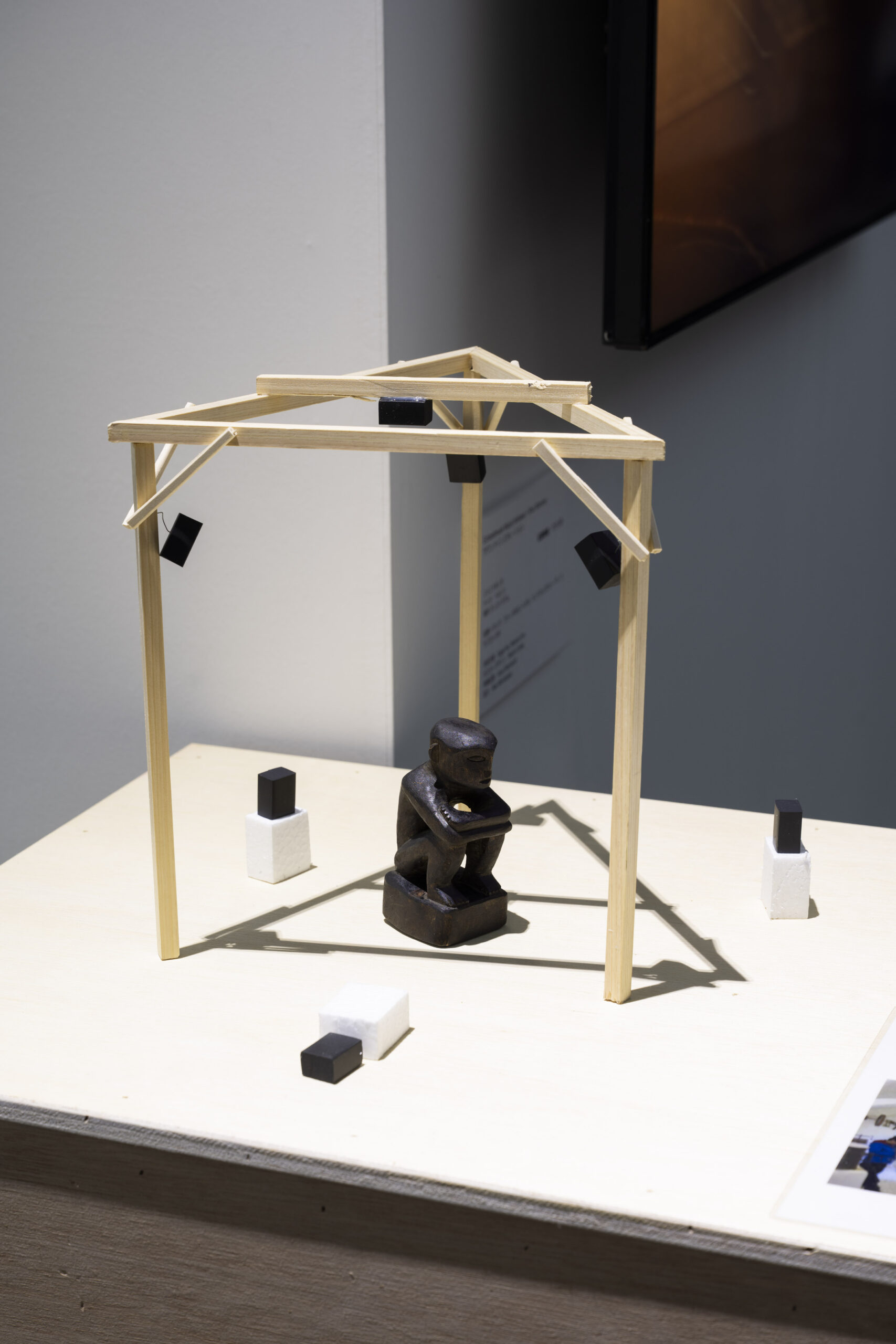 Documentation of the exhibition and its presentation for Project to Support Emerging Media Arts Creators